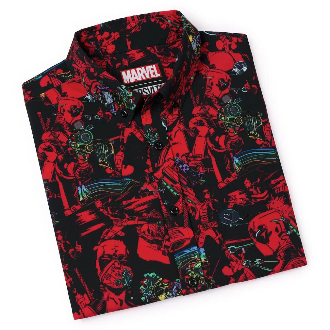 Deadpool|Marvel|Marvel Deadpool "Maximum Effort" – KUNUFLEX Short Sleeve Shirt