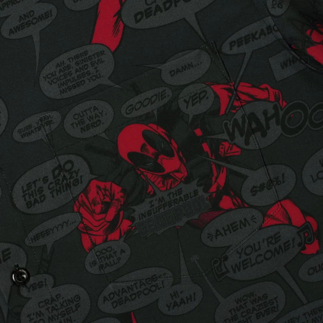 Deadpool|Marvel|Marvel Deadpool "Merc with a Mouth" – KUNUFLEX Short Sleeve Shirt