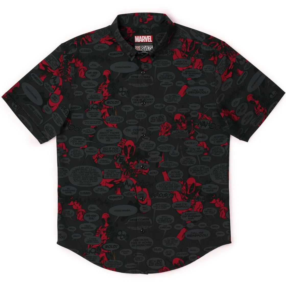 Deadpool|Marvel|Marvel Deadpool "Merc with a Mouth" – KUNUFLEX Short Sleeve Shirt