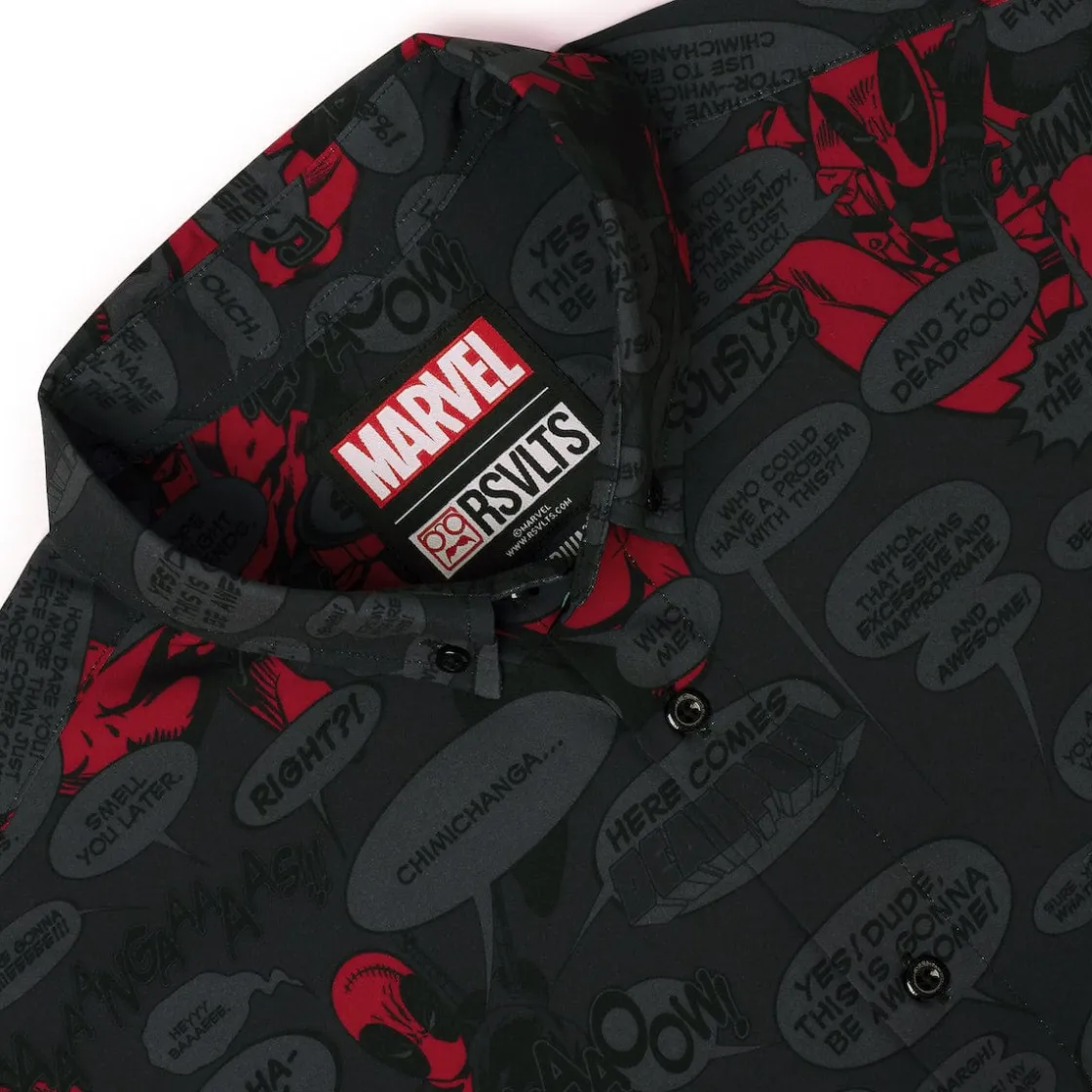 Deadpool|Marvel|Marvel Deadpool "Merc with a Mouth" – KUNUFLEX Short Sleeve Shirt