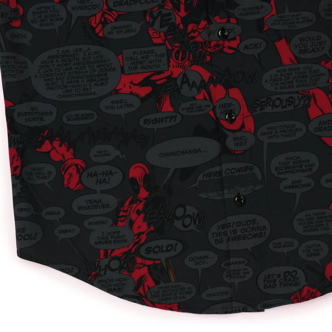 Deadpool|Marvel|Marvel Deadpool "Merc with a Mouth" – KUNUFLEX Short Sleeve Shirt