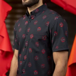 Deadpool|Marvel|Marvel Deadpool "The Anti-Hero" – KUNUFLEX Short Sleeve Shirt