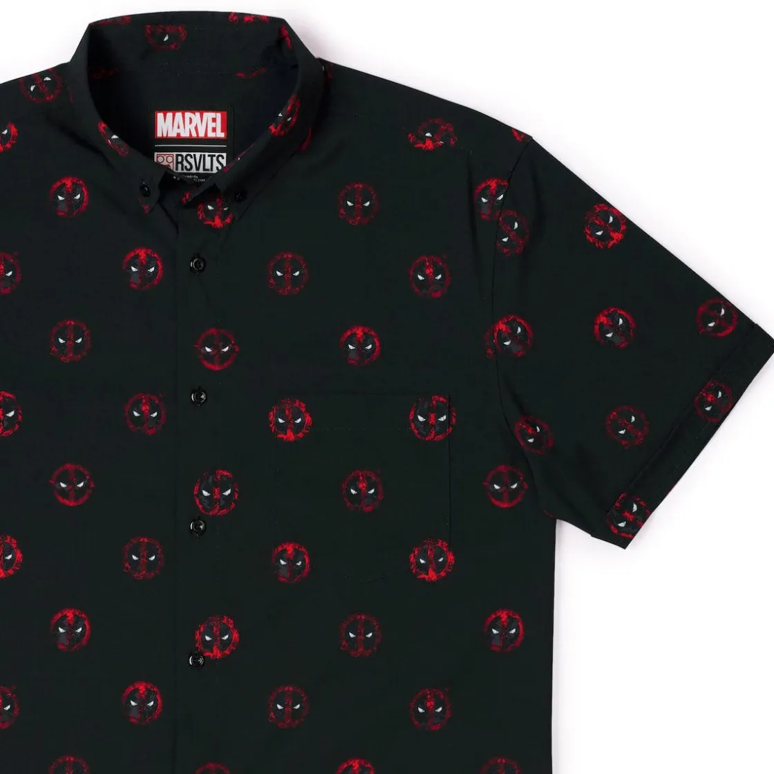 Deadpool|Marvel|Marvel Deadpool "The Anti-Hero" – KUNUFLEX Short Sleeve Shirt