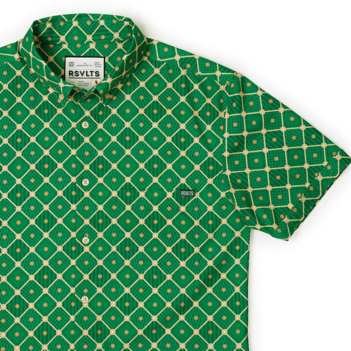 Short Sleeve Shirts|Baseball|RSVLTS Diamonds are Forever – KUNUFLEX Short Sleeve Shirt