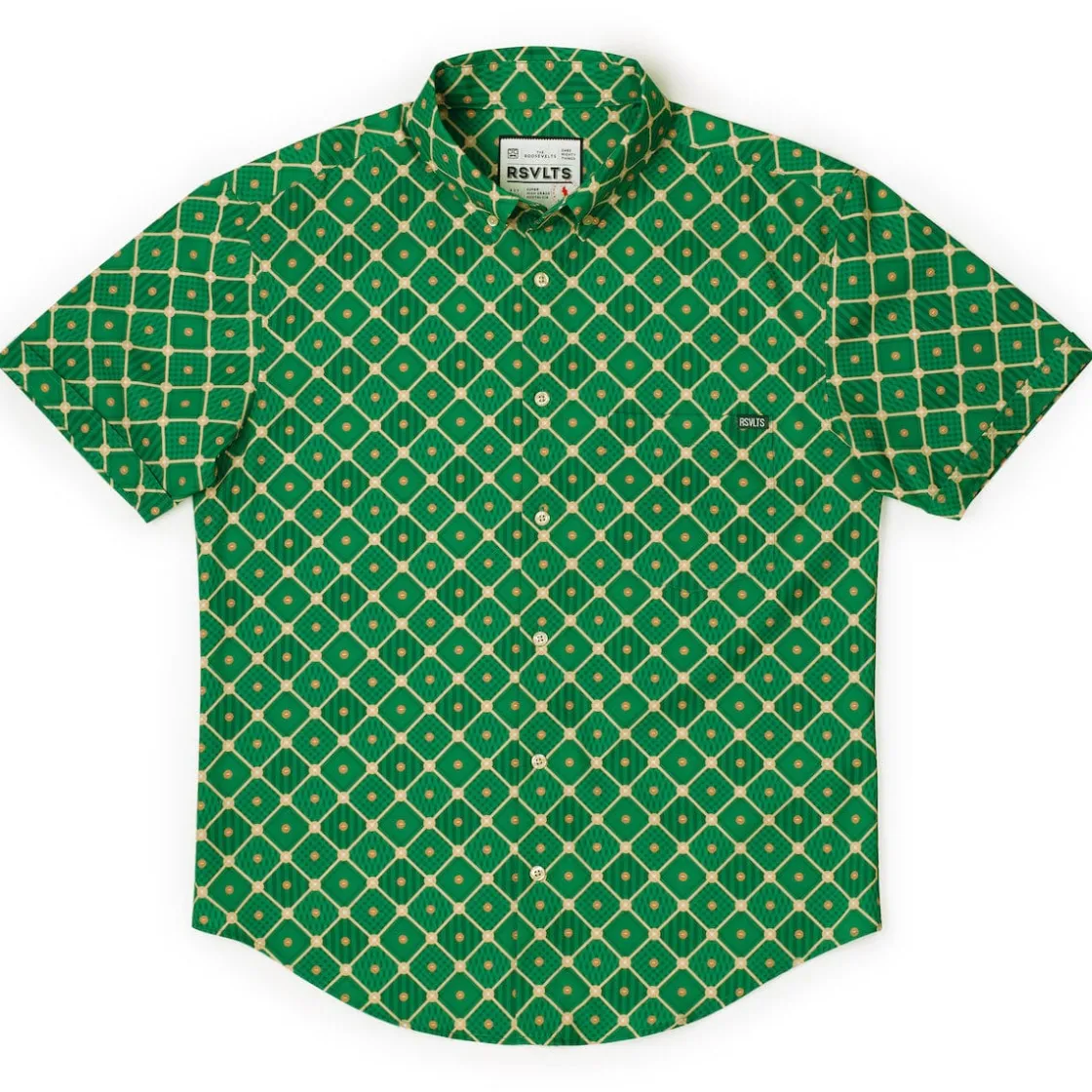 Short Sleeve Shirts|Baseball|RSVLTS Diamonds are Forever – KUNUFLEX Short Sleeve Shirt