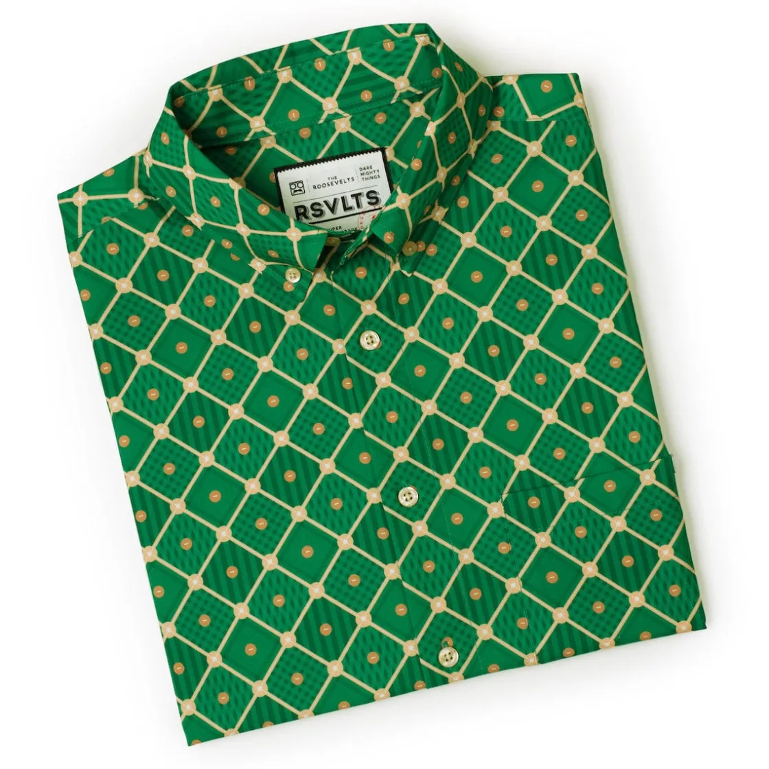 Short Sleeve Shirts|Baseball|RSVLTS Diamonds are Forever – KUNUFLEX Short Sleeve Shirt