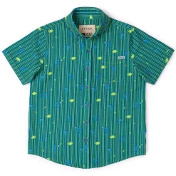 Disney & Pixar|Disney|Disney and Pixar A Bug's Life "It's an Ant Thing" – Youth Stretch Seersucker Short Sleeve Shirt