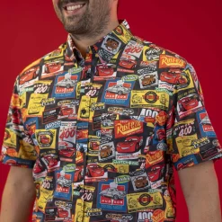Disney & Pixar|Disney|Disney and Pixar Cars "Sponsors of Speed" – KUNUFLEX Short Sleeve Shirt