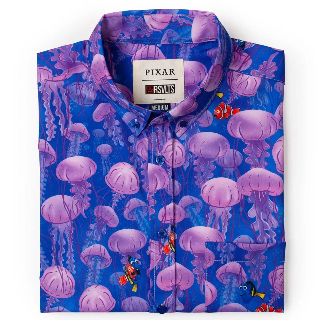 Finding Nemo|Disney & Pixar|Disney and Pixar Finding Nemo "Jellyfish" – KUNUFLEX Short Sleeve Shirt