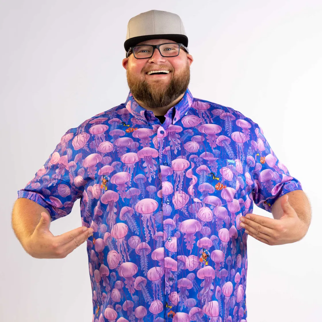 Finding Nemo|Disney & Pixar|Disney and Pixar Finding Nemo "Jellyfish" – KUNUFLEX Short Sleeve Shirt