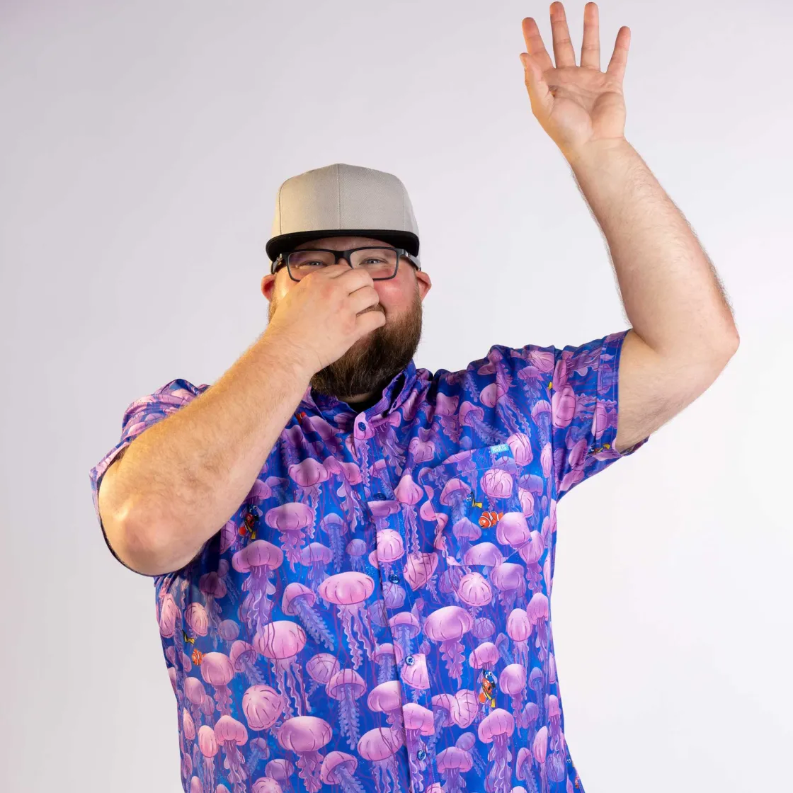 Finding Nemo|Disney & Pixar|Disney and Pixar Finding Nemo "Jellyfish" – KUNUFLEX Short Sleeve Shirt