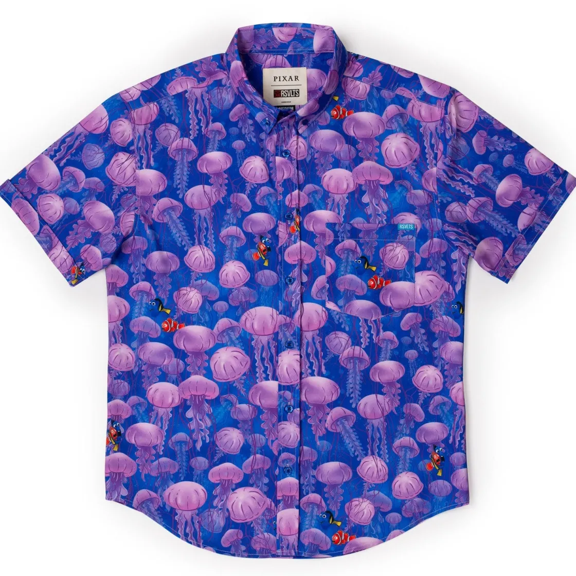 Finding Nemo|Disney & Pixar|Disney and Pixar Finding Nemo "Jellyfish" – KUNUFLEX Short Sleeve Shirt