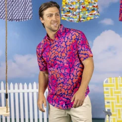 Short Sleeves|Disney|Disney "Glow Flow Mickey" – KUNUFLEX Short Sleeve Shirt
