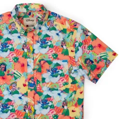Lilo & Stitch|Disney|Disney Lilo & Stitch “Let’s Dance” – KUNUFLEX Short Sleeve Shirt