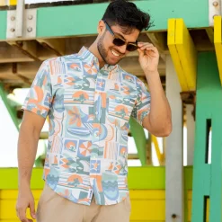 Short Sleeves|Disney|Disney "Mickey's Endless Summer" – KUNUFLEX Short Sleeve Shirt