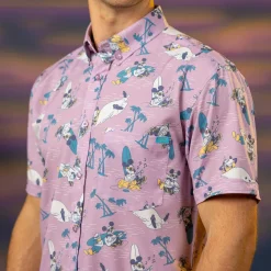 Short Sleeves|Disney|Disney "Shore Looks Relaxin'" – KUNUFLEX Short Sleeve Shirt