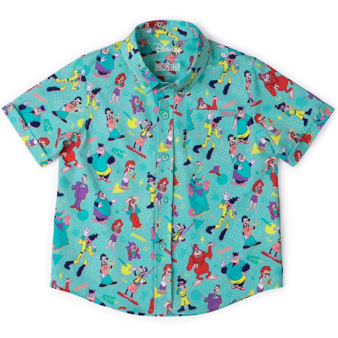 A Goofy Movie|Preschool (2t-5t)|Disney ’s A Goofy Movie "The Whole Goofin' Gang" – Preschooler KUNUFLEX Short Sleeve Shirt