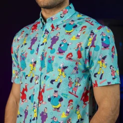 A Goofy Movie|Short Sleeves|Disney ’s A Goofy Movie "The Whole Goofin' Gang" – KUNUFLEX Short Sleeve Shirt