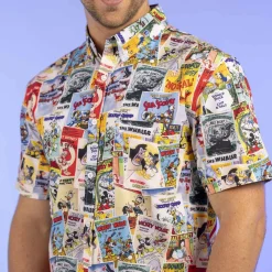 Donald Duck|Short Sleeves|Disney ’s Donald Duck 90th "Big Screen Billing" – KUNUFLEX Short Sleeve Shirt