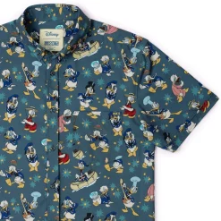 Donald Duck|Short Sleeves|Disney ’s Donald Duck 90th "Quackin' Us Up" – KUNUFLEX Short Sleeve Shirt
