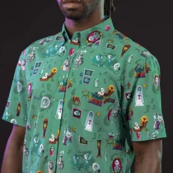 Haunted Mansion|Disney|Disney ’s Haunted Mansion “After-Life of the Party” – KUNUFLEX Short Sleeve Shirt