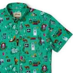 Haunted Mansion|Disney|Disney ’s Haunted Mansion “After-Life of the Party” – KUNUFLEX Short Sleeve Shirt