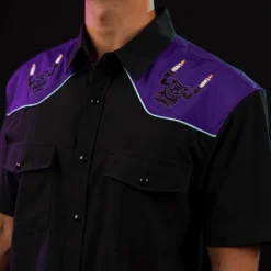 Haunted Mansion|Disney|Disney ’s Haunted Mansion “Fright This Way” – Roper Short Sleeve Shirt