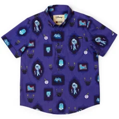 Haunted Mansion|Disney|Disney ’s Haunted Mansion “Ghostly Gallery” – Youth KUNUFLEX Short Sleeve Shirt