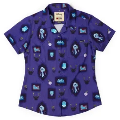 Haunted Mansion|Disney|Disney ’s Haunted Mansion “Ghostly Gallery” – Women's KUNUFLEX Short Sleeve Shirt