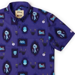 Haunted Mansion|Disney|Disney ’s Haunted Mansion “Ghostly Gallery” – KUNUFLEX Short Sleeve Shirt