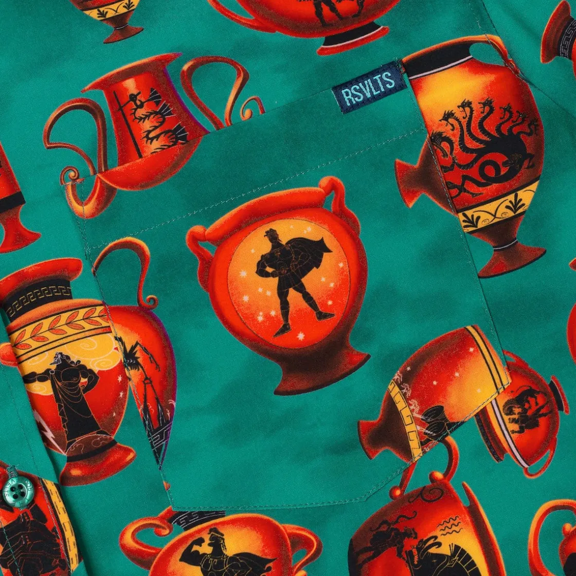 Hercules|Disney|Disney ’s Hercules "Vases of Valor" – KUNUFLEX Short Sleeve Shirt