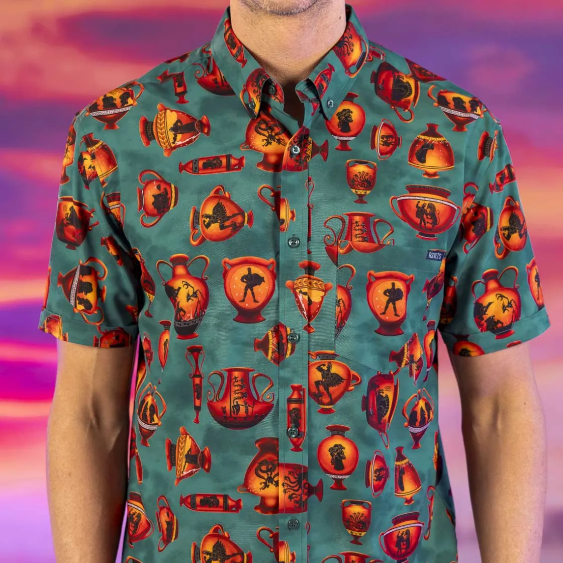 Hercules|Disney|Disney ’s Hercules "Vases of Valor" – KUNUFLEX Short Sleeve Shirt
