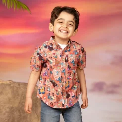 Lilo & Stitch|Disney|Disney 's Lilo & Stitch "Ohana Means Family" – Preschooler KUNUFLEX Short Sleeve Shirt
