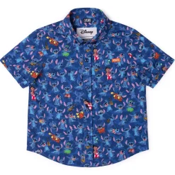 Lilo & Stitch|Disney|Disney 's Lilo & Stitch "Stitch Being Stitch" – Preschooler KUNUFLEX Short Sleeve Shirt