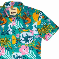Lilo & Stitch|Disney|Disney 's Lilo & Stitch "Tourist Style" – KUNUFLEX Short Sleeve Shirt