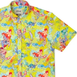 Lilo & Stitch|Disney|Disney 's Lilo & Stitch "Tropical Troublemaker" – KUNUFLEX Short Sleeve Shirt