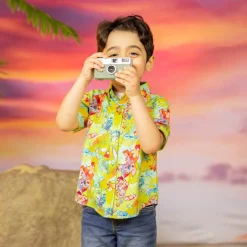Lilo & Stitch|Disney|Disney 's Lilo & Stitch "Tropical Troublemaker" – Preschooler KUNUFLEX Short Sleeve Shirt