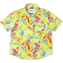 Lilo & Stitch|Disney|Disney 's Lilo & Stitch "Tropical Troublemaker" – Preschooler KUNUFLEX Short Sleeve Shirt