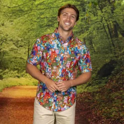 Short Sleeves|Disney|Disney 's Robin Hood "Welcome to Nottingham" – KUNUFLEX Short Sleeve Shirt