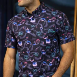 Emperor's New Groove|Short Sleeves|Disney 's The Emperor's New Groove "Pull The Lever" – KUNUFLEX Short Sleeve Shirt