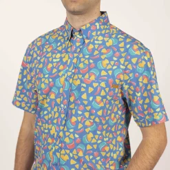 Short Sleeve Shirts|Short Sleeves|RSVLTS Double Dippin’ – KUNUFLEX Short Sleeve Shirt