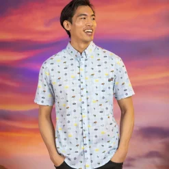 Dragon Ball Z|Short Sleeves|Dragon Ball Z "Gear & Grid" – KUNUFLEX Short Sleeve Shirt