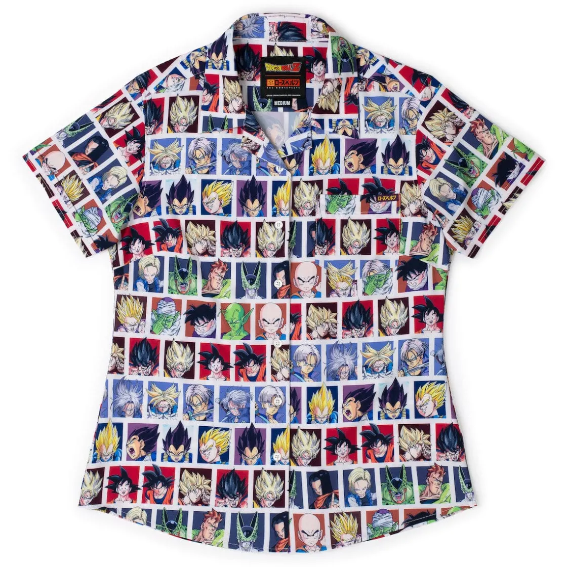 Dragon Ball Z|Anime|Dragon Ball Z "Heroes and Enemies" – Women's KUNUFLEX Short Sleeve Shirt