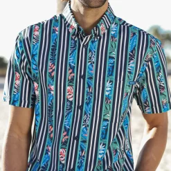 Short Sleeve Shirts|Short Sleeves|RSVLTS Dream Between the Lines – KUNUFLEX Short Sleeve Shirt