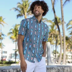 Short Sleeve Shirts|Short Sleeves|RSVLTS Dream Between the Lines – KUNUFLEX Short Sleeve Shirt