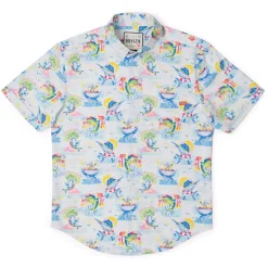 Short Sleeve Shirts|Short Sleeves|RSVLTS Drinking Like Fish – KUNUFLEX Short Sleeve Shirt