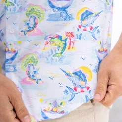 Short Sleeve Shirts|Short Sleeves|RSVLTS Drinking Like Fish – KUNUFLEX Short Sleeve Shirt