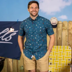 Short Sleeve Shirts|Americana|RSVLTS Duck, Duck, Dog! – KUNUFLEX Short Sleeve Shirt
