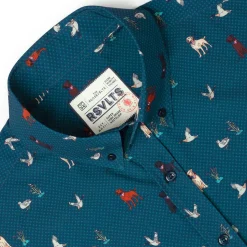 Short Sleeve Shirts|Americana|RSVLTS Duck, Duck, Dog! – KUNUFLEX Short Sleeve Shirt