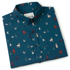 Short Sleeve Shirts|Americana|RSVLTS Duck, Duck, Dog! – KUNUFLEX Short Sleeve Shirt